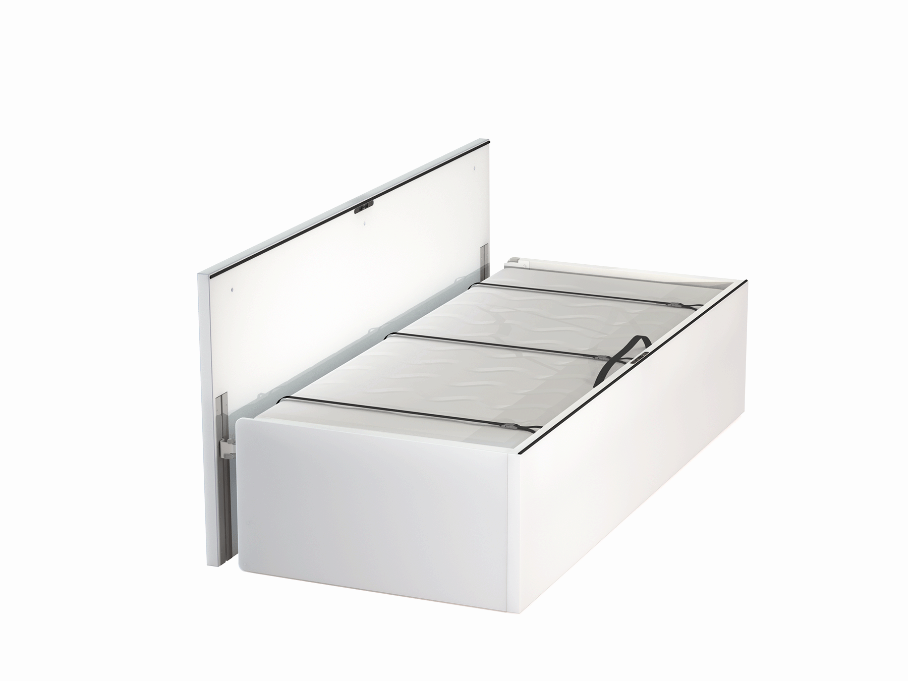 Tablebed Single – Valkoinen Tablebed Single – Valkoinen