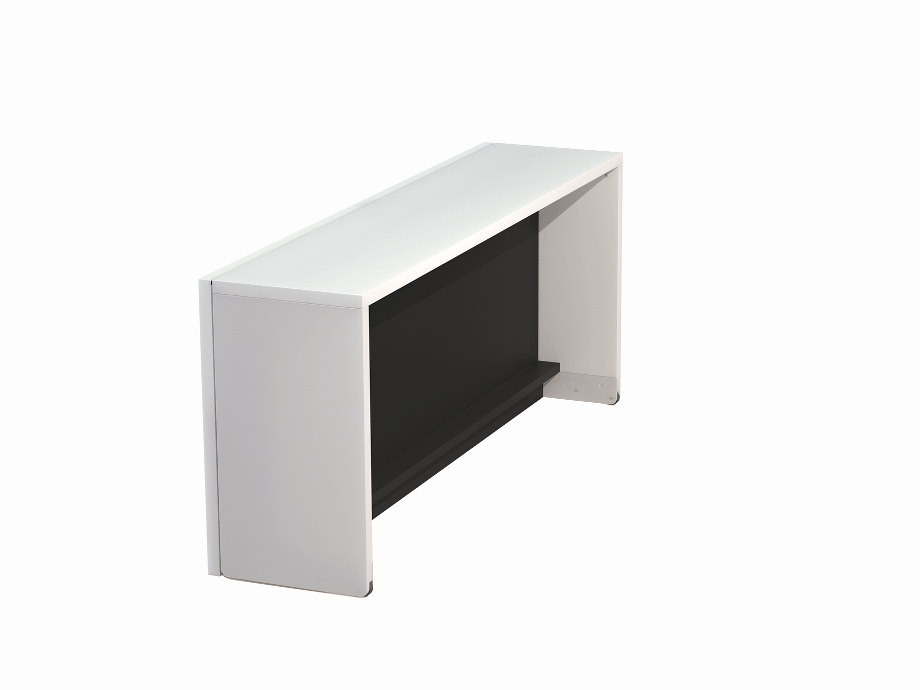 Wall-mounted Tablebed Single – White