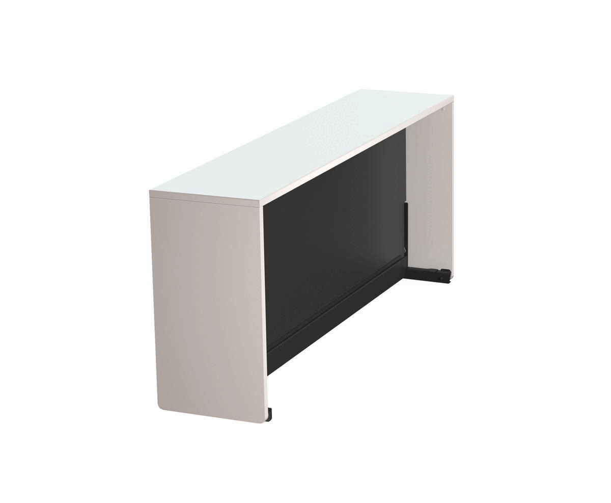 Tablebed Freestanding Single – White