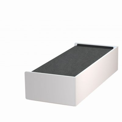 Tablebed Freestanding Single – Vitt
