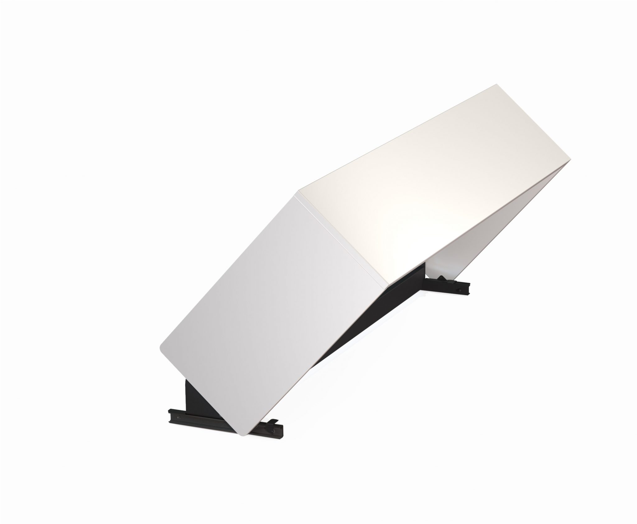 Tablebed Freestanding Single – White